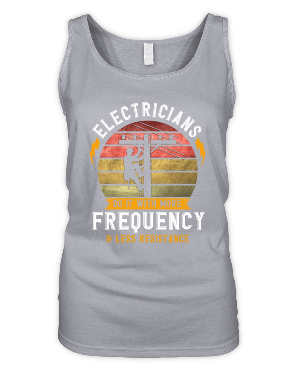 Professional Electrician Electricial Worker Organic Women's Tank Top