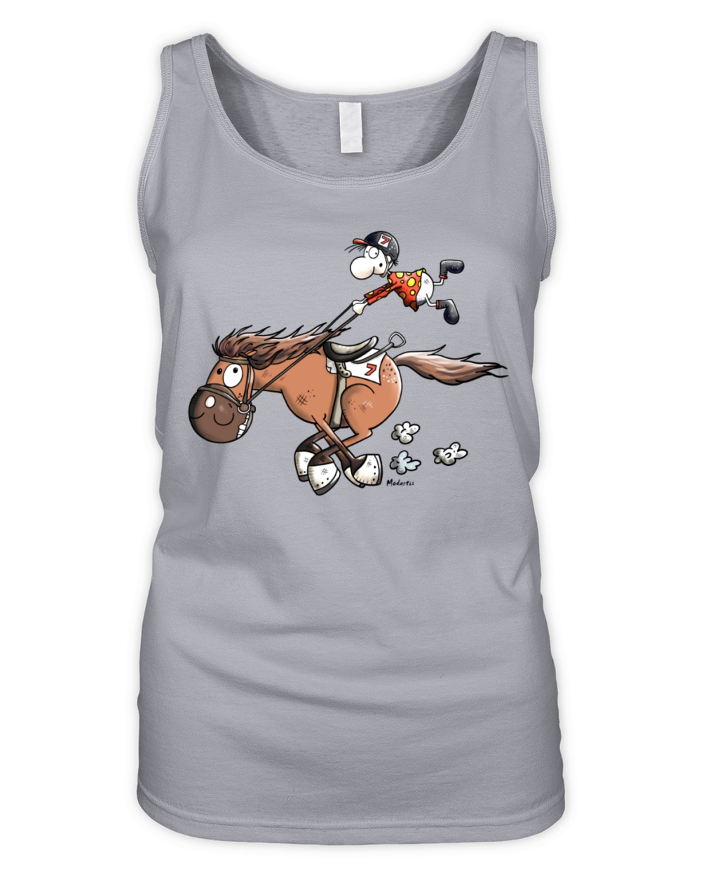 Rapid Race Horse Organic Women's Tank Top