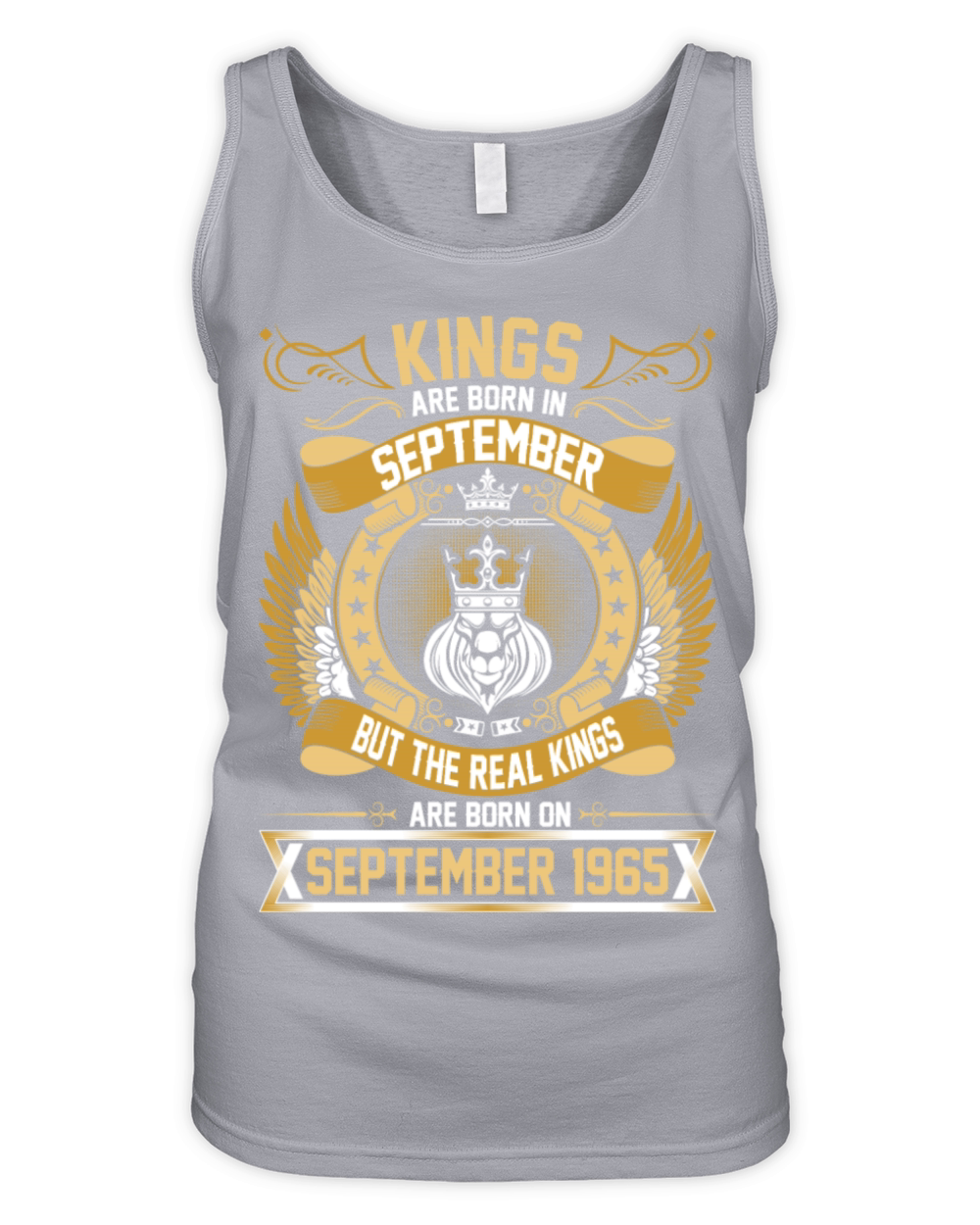 The Real Kings Are Born On September 1965 Organic Women's Tank Top