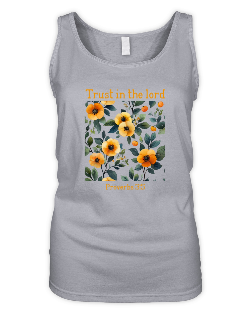 Trust in the lord Organic Women's Tank Top