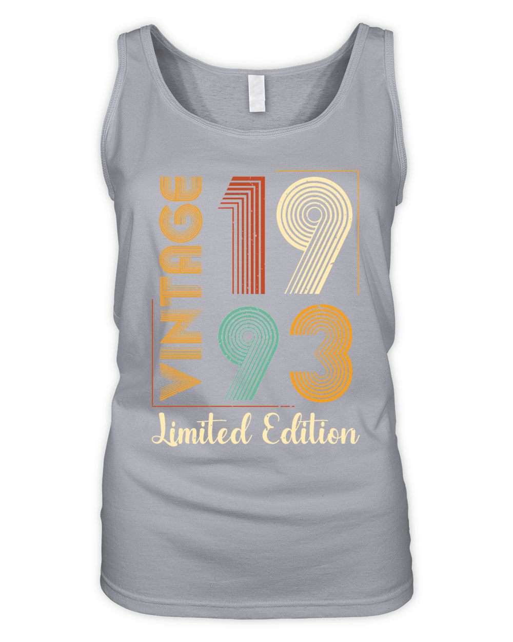 Vintage 1993 Limited Edition Birthday T Shirt Design (1) Organic Women's Tank Top