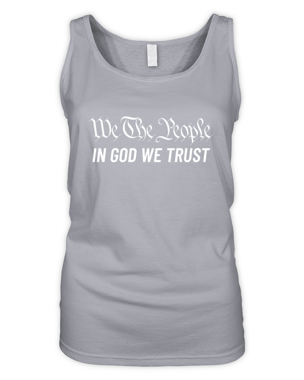 We The People In God We Trust US Constitution Organic Women's Tank Top