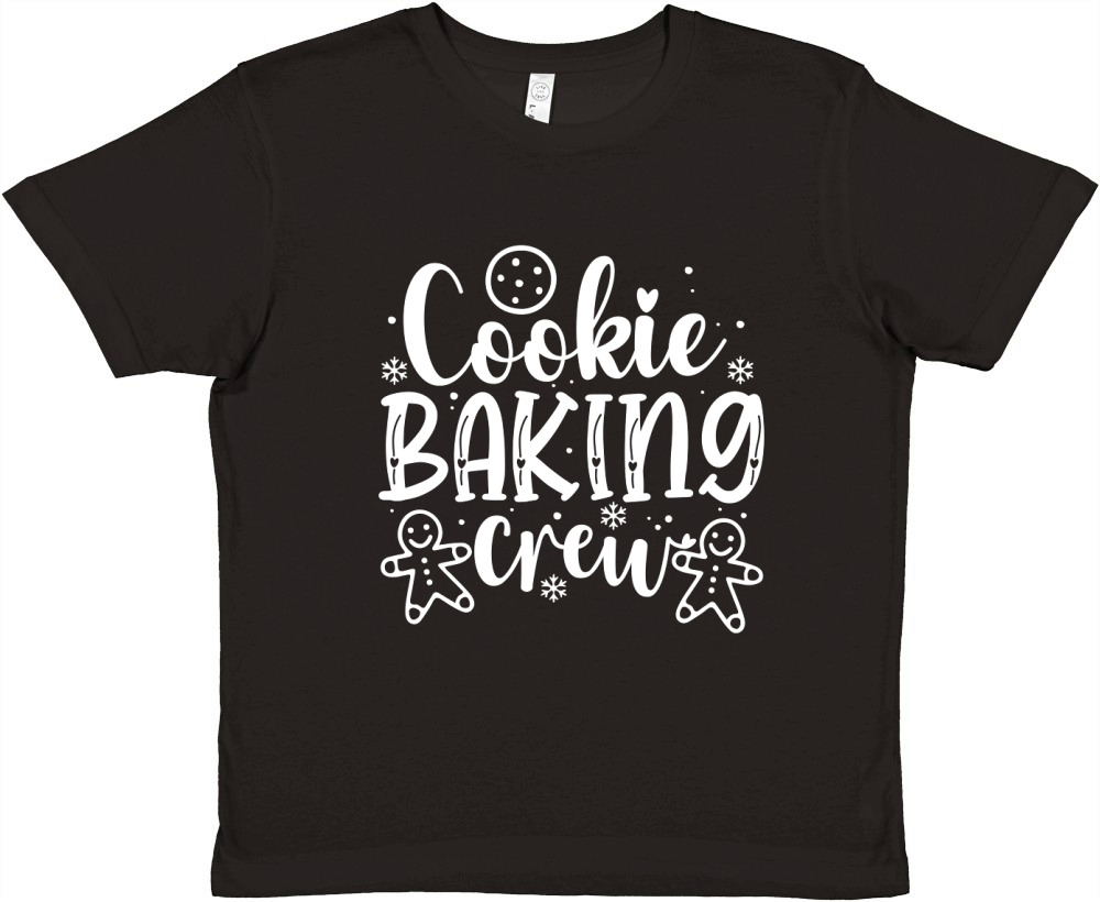 Cookie Baking Crew Funny Family Christmas Baking Premium Kids Crewneck T-shirt