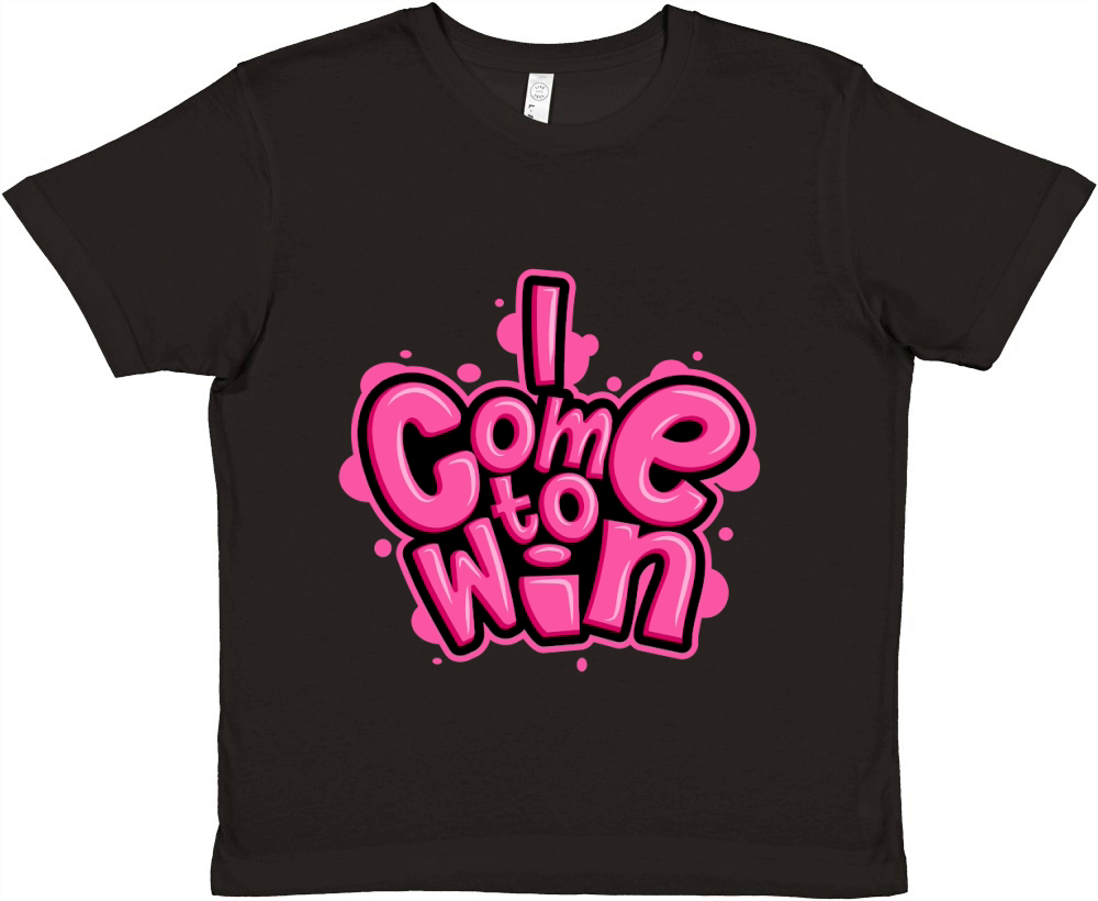 I Come to Win Premium Kids Crewneck T-shirt