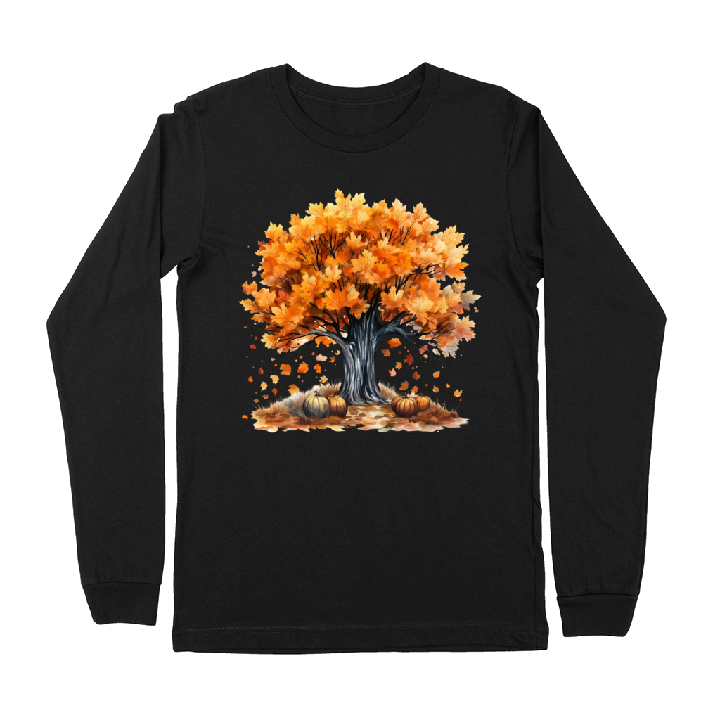 Autumn Fall tree 02 Premium Long Sleeve