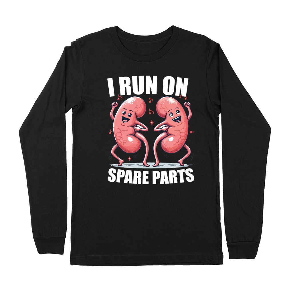 I run on spare parts Premium Long Sleeve