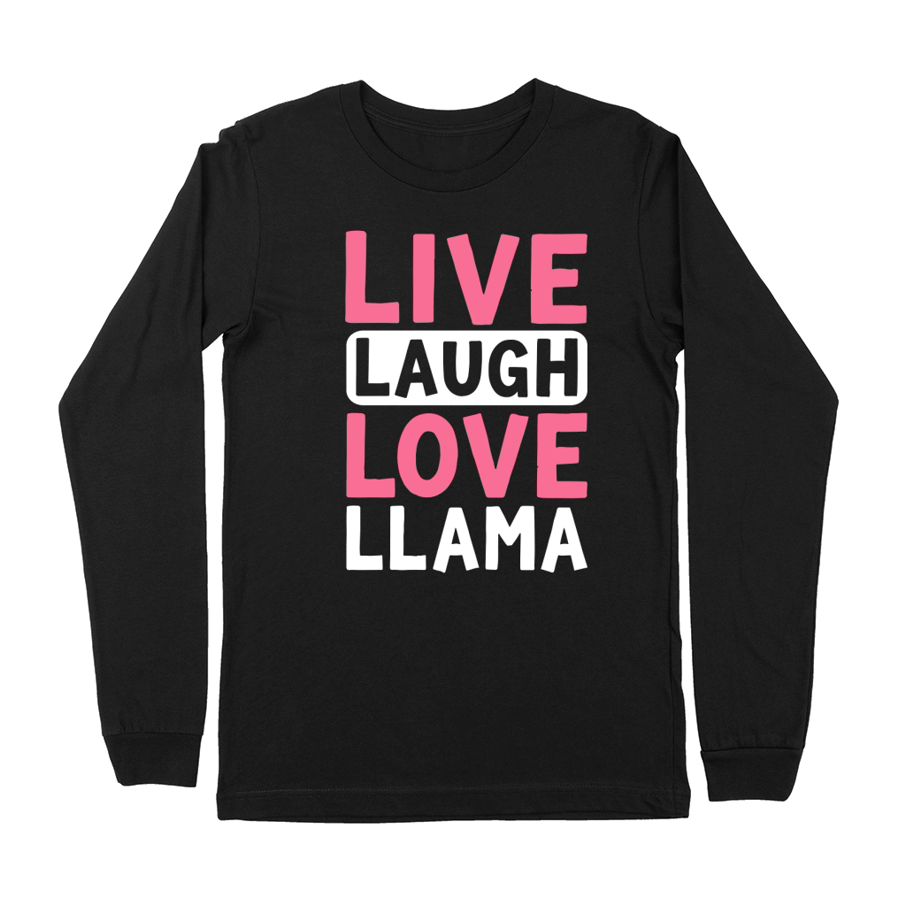 Live laugh love llama Premium Long Sleeve