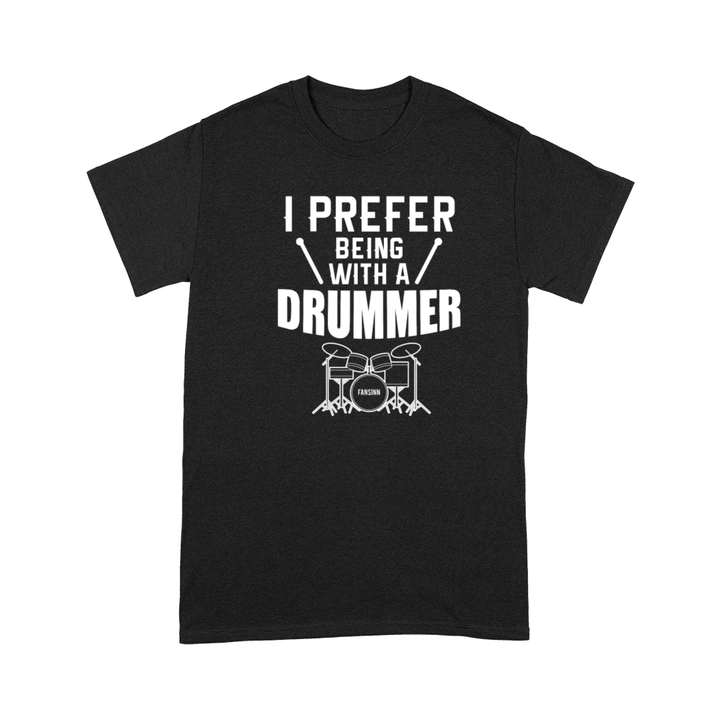 Drummer percussion music drum singing Premium T-shirt