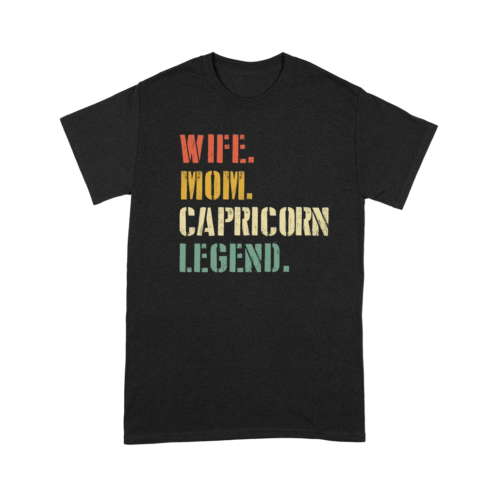 Wife Mom Capricorn Legend Zodiac Premium T-shirt