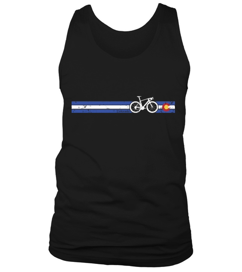 Colorado State Flag Cycling Bike Racing CO Road Tank Top Unisex