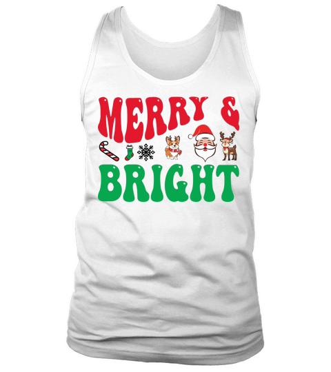merry and bright 1 Tank Top Unisex