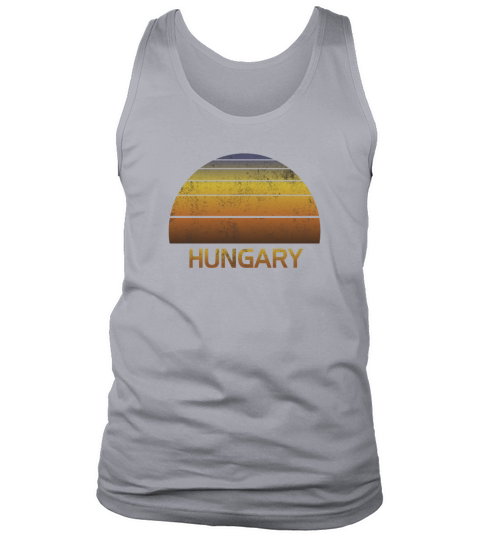 Vintage Sunset Hungary Family Vacation Souvenir Tank Top Unisex