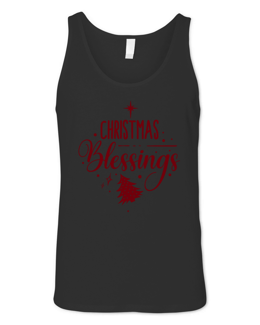 Christmas blessings Unisex Jersey Tank