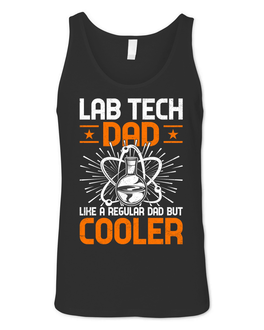Lab Tech dad like a regular dad but cooler (1) Unisex Jersey Tank