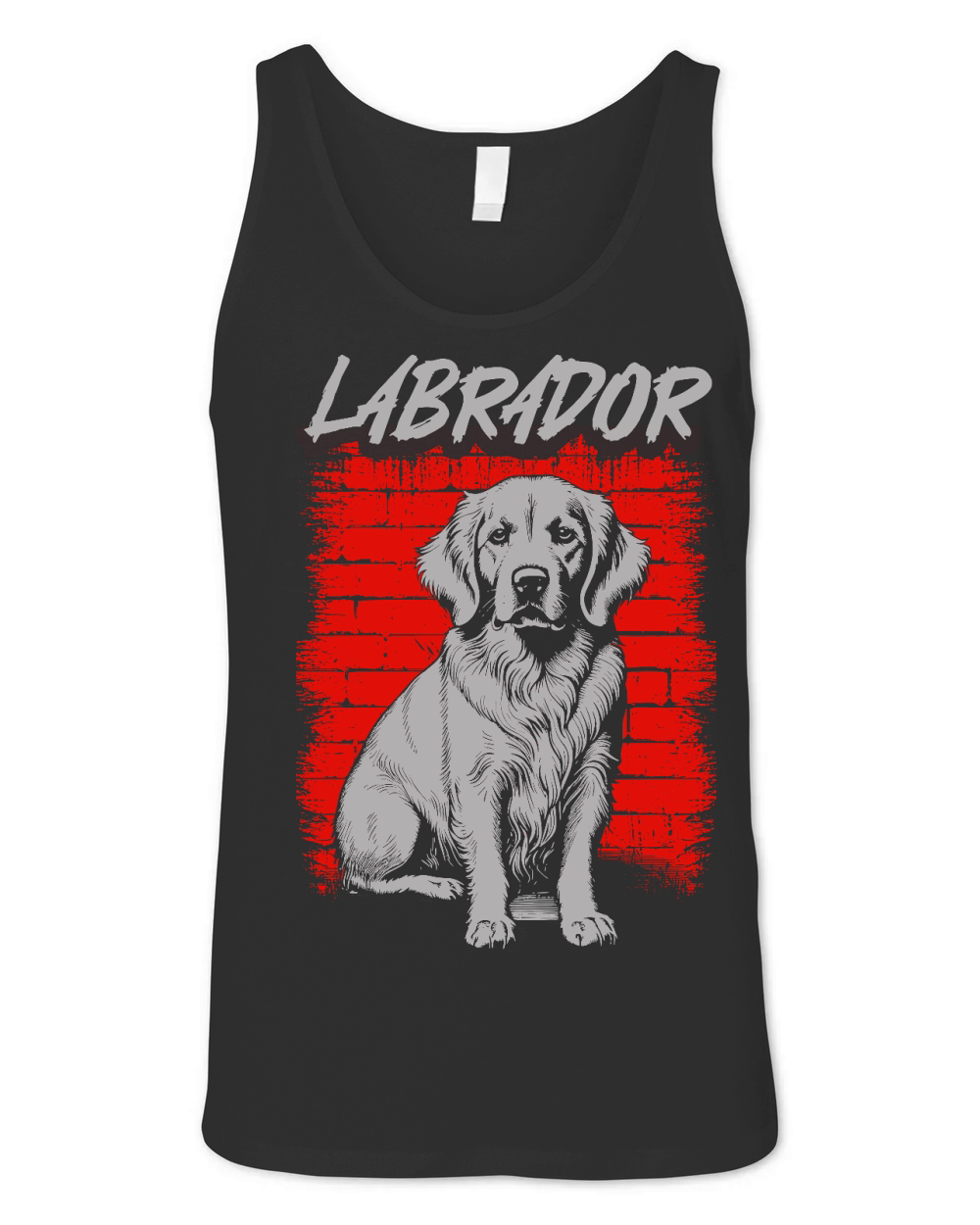 Labrador dog Unisex Jersey Tank