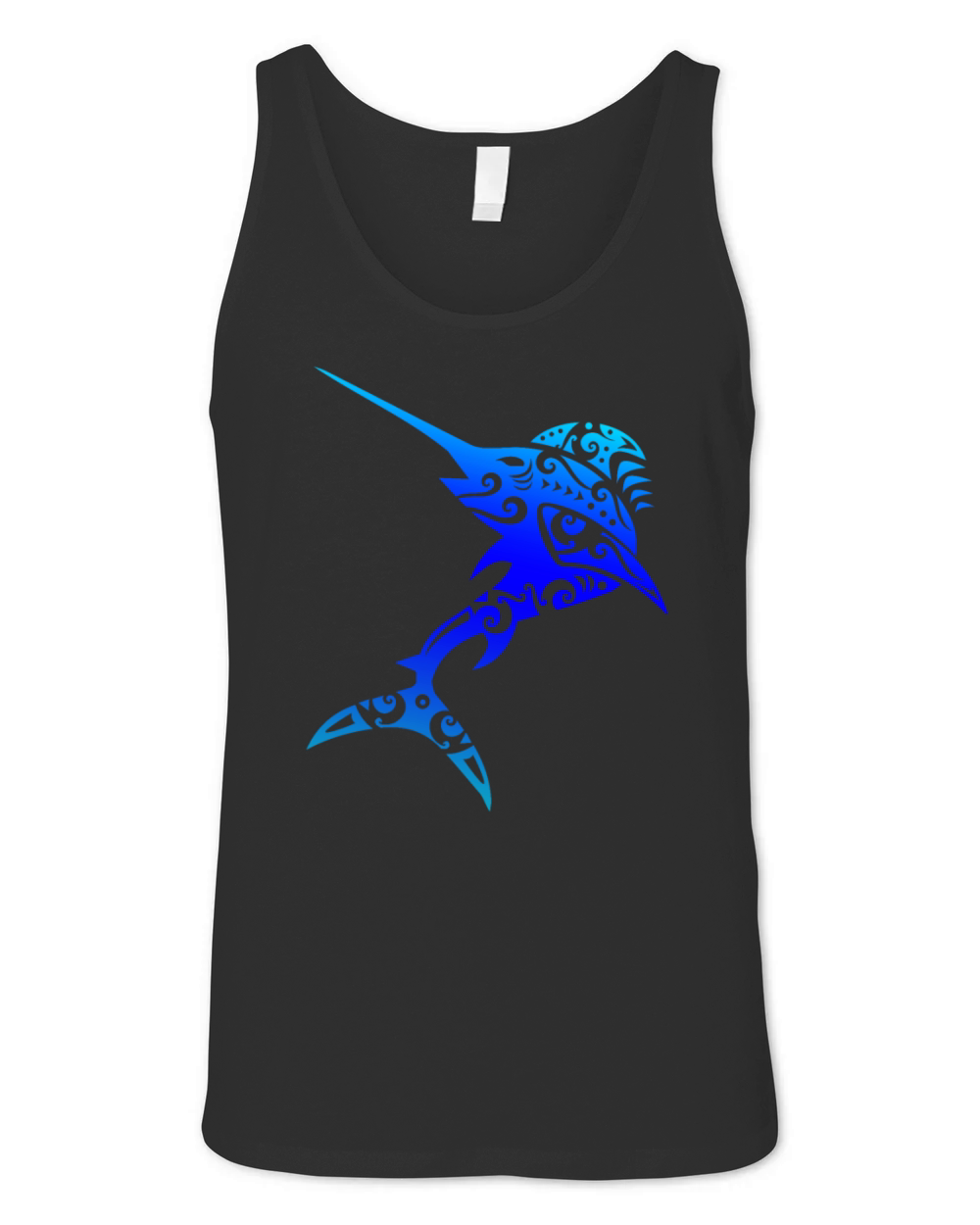 Maori Swordfish Polynesian Tribal Tattoo Gift Idea Unisex Jersey Tank
