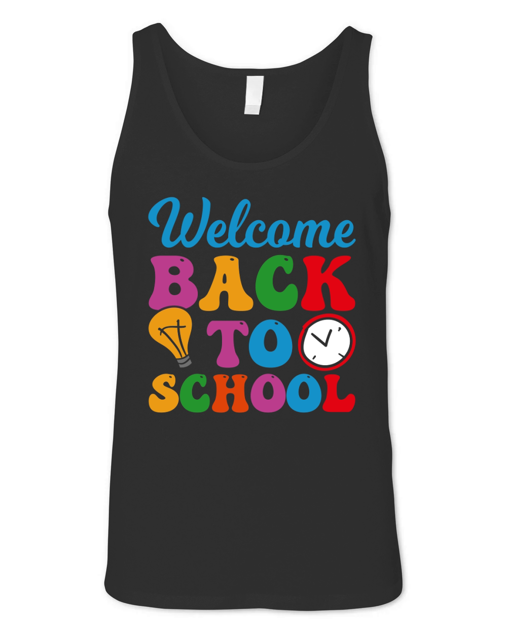 Walcome Back To School Unisex Jersey Tank