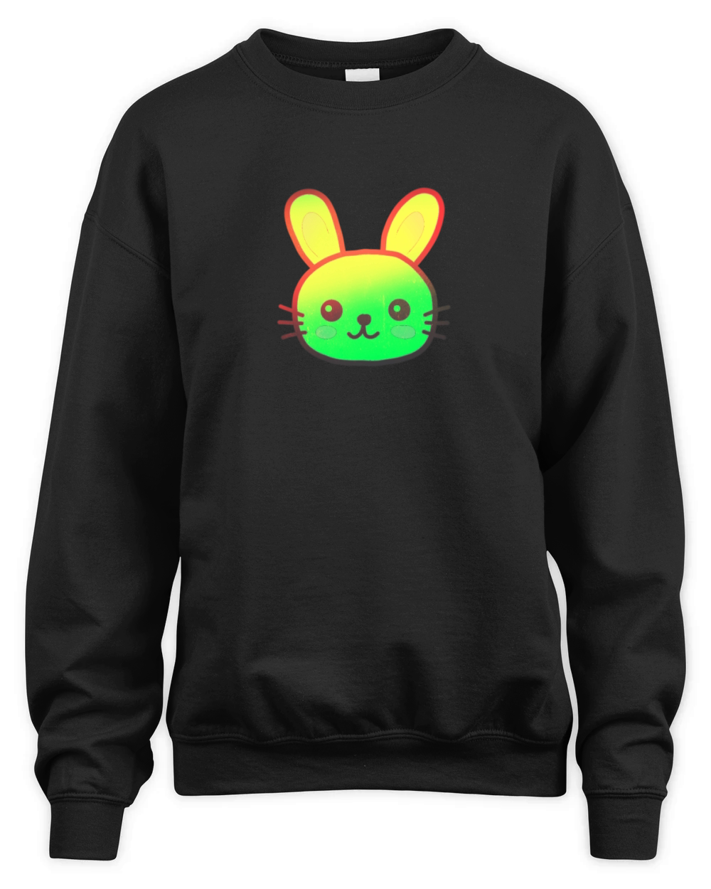 Colorful bunny Easter Bunny for easter bunny Unisex Premium Crewneck Sweatshirt