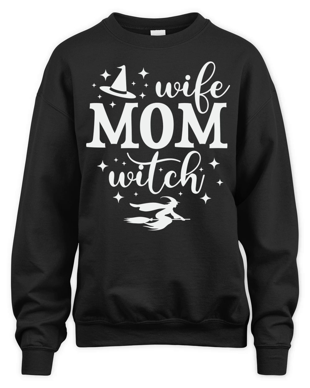 Mom Wife Witch 6 Unisex Premium Crewneck Sweatshirt