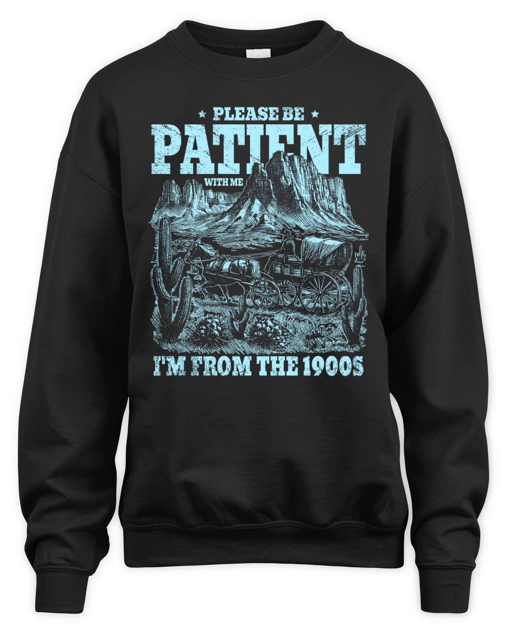 Please Be Patient With Me D Sky GR Unisex Premium Crewneck Sweatshirt