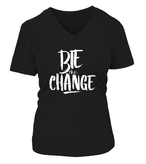 Be the change V-neck T-Shirt Woman