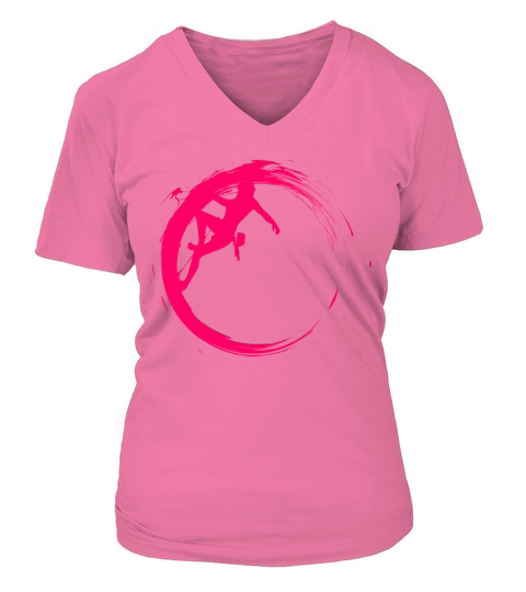 Climbing V-neck T-Shirt Woman