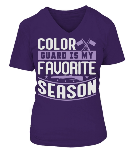 Color Guard Is My Favorite Season 06 V-neck T-Shirt Woman