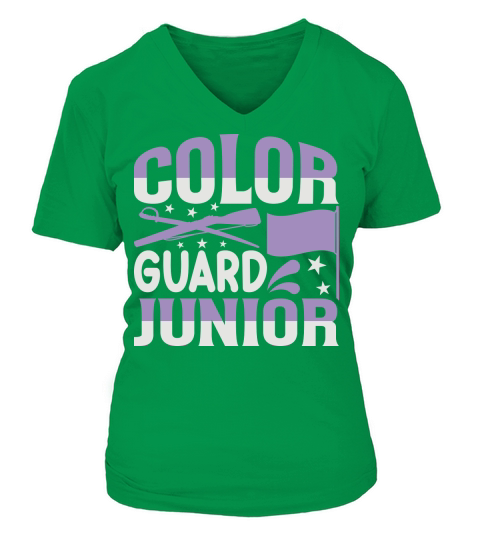 Color Guard Junior 03 V-neck T-Shirt Woman
