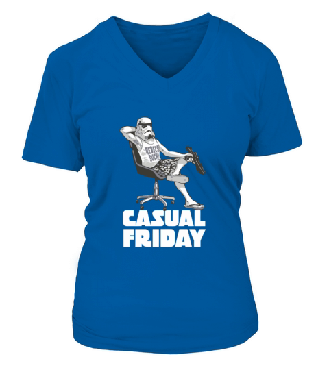 Funny Star Wars Stormtrooper comic V-neck T-Shirt Woman