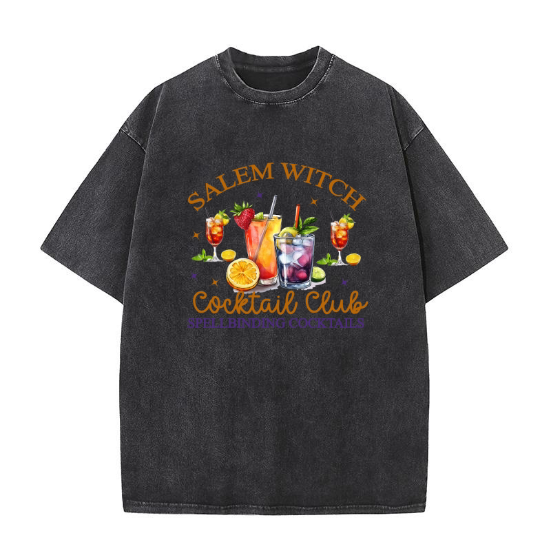 Salem Witch Cocktail 1.01 Washed T-Shirt