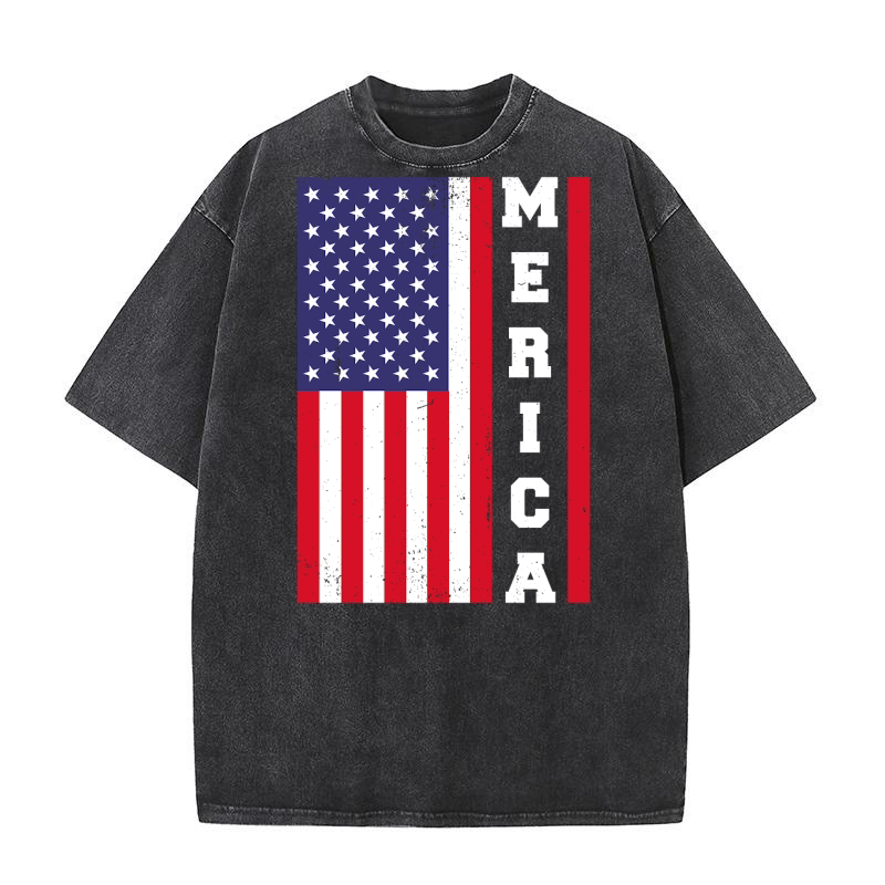 USA Patriotic 07 Washed T-Shirt
