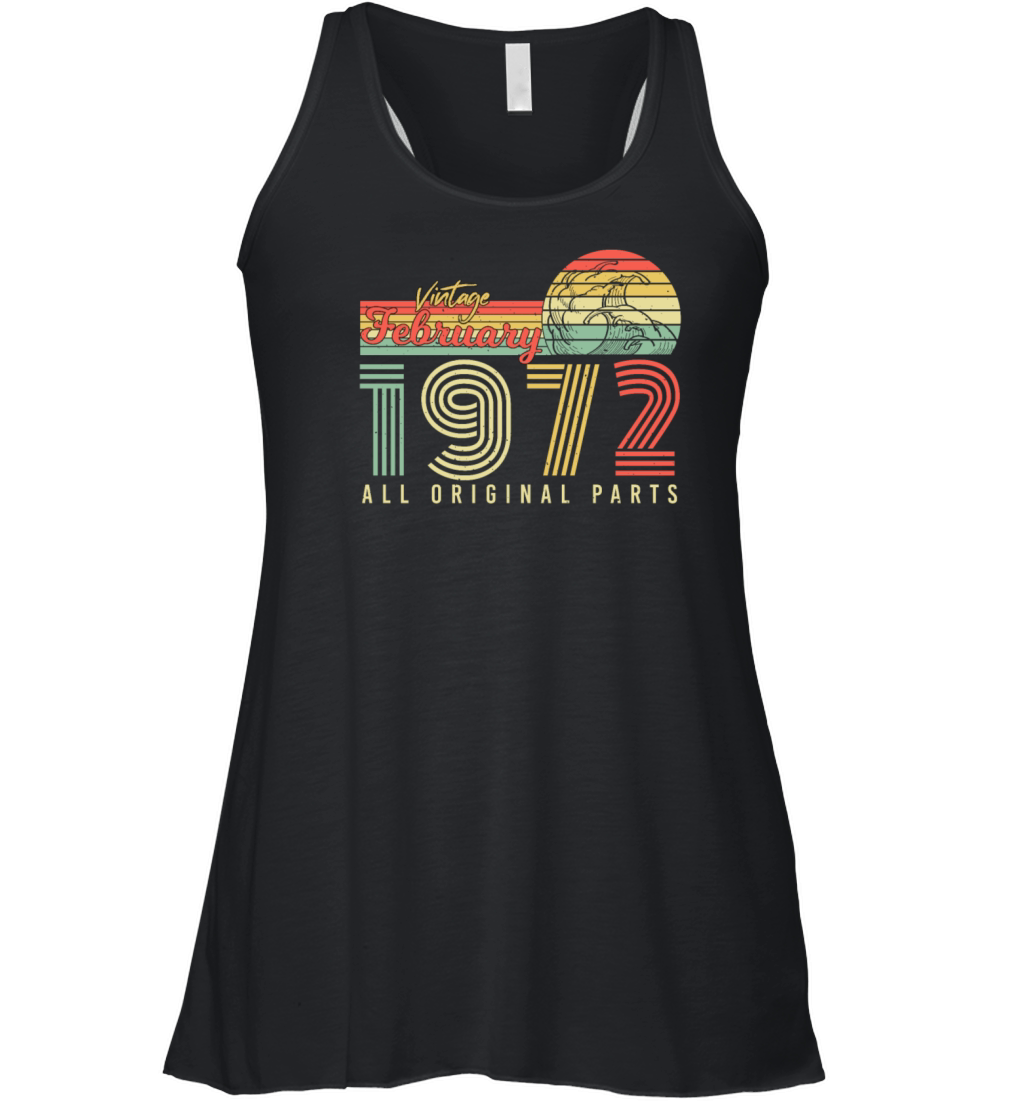 1972 February Original Retro Women's Flowy Tank Top