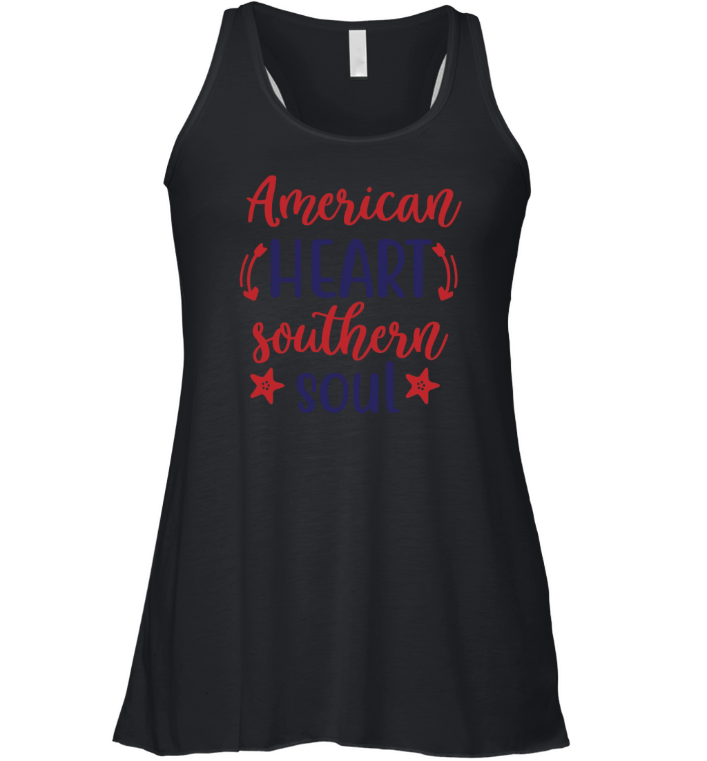 american heart southern soul Women's Flowy Tank Top