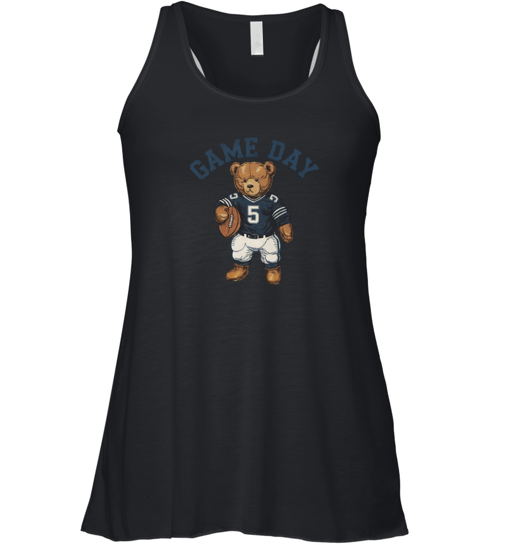Game Day Football Vintage Bear 02 Women's Flowy Tank Top