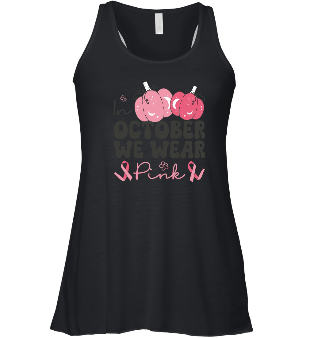 In October We Wear Pink Women's Flowy Tank Top