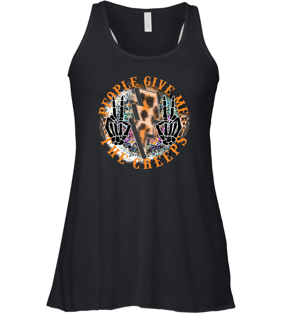 People Give Me The Creeps 02 Women's Flowy Tank Top