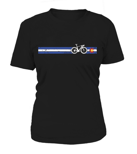 Colorado State Flag Cycling Bike Racing CO Road Women's T-Shirt