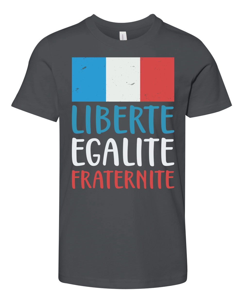 Liberte egalite fraternite Youth Unisex Jersey Tee