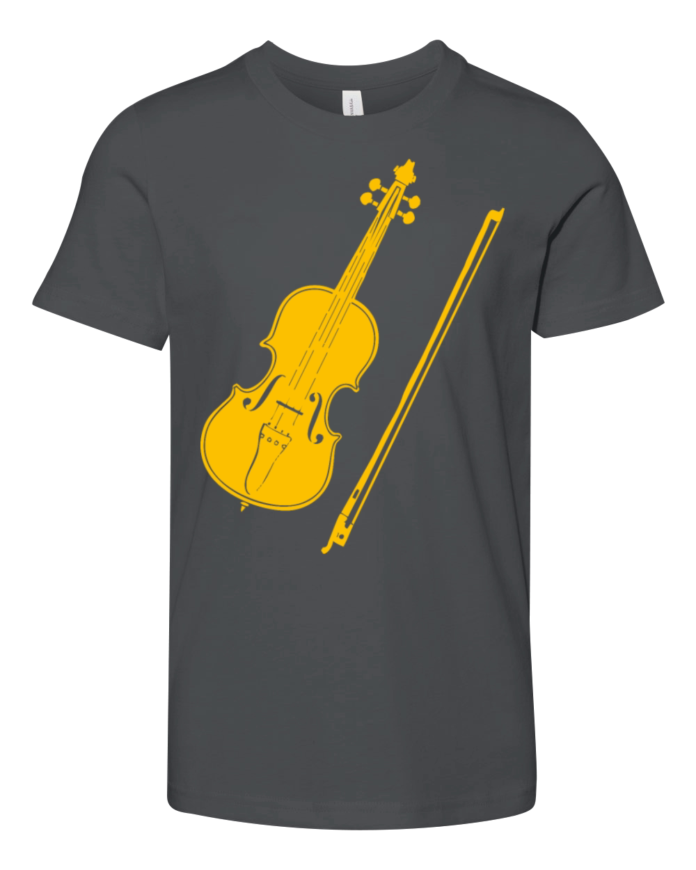 Music Instrument Violin Tshirt Youth Unisex Jersey Tee
