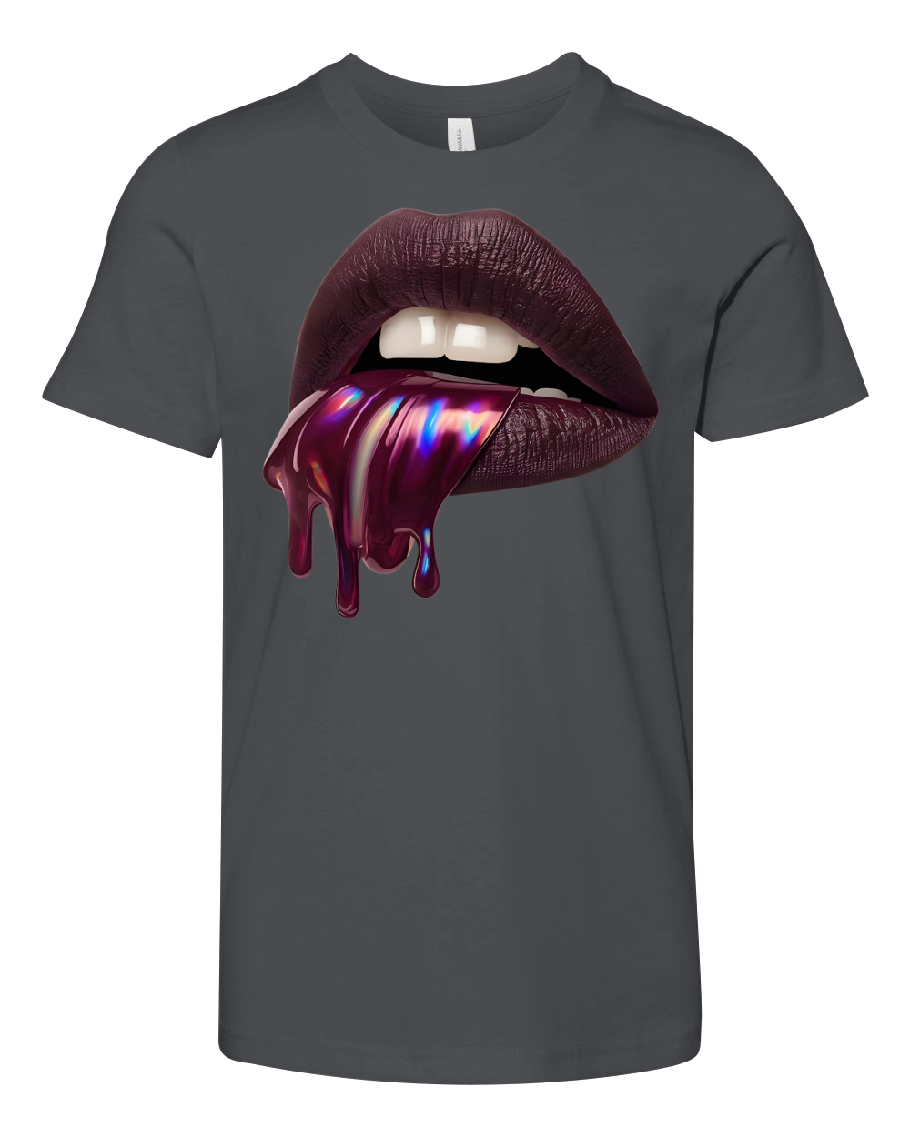 Womens Honey Glazed Lips 02 Youth Unisex Jersey Tee