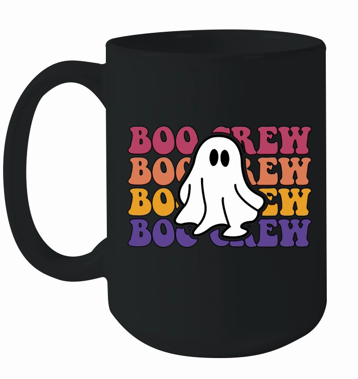 Boo Crew Retro Groovy Vintage Ceramic Mug