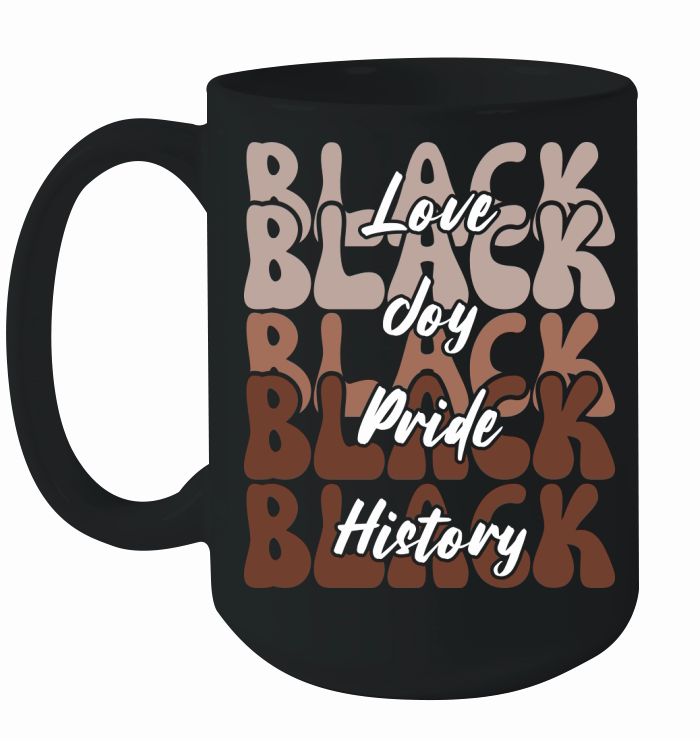Melanin Shirts for Black Women Black History Ceramic Mug