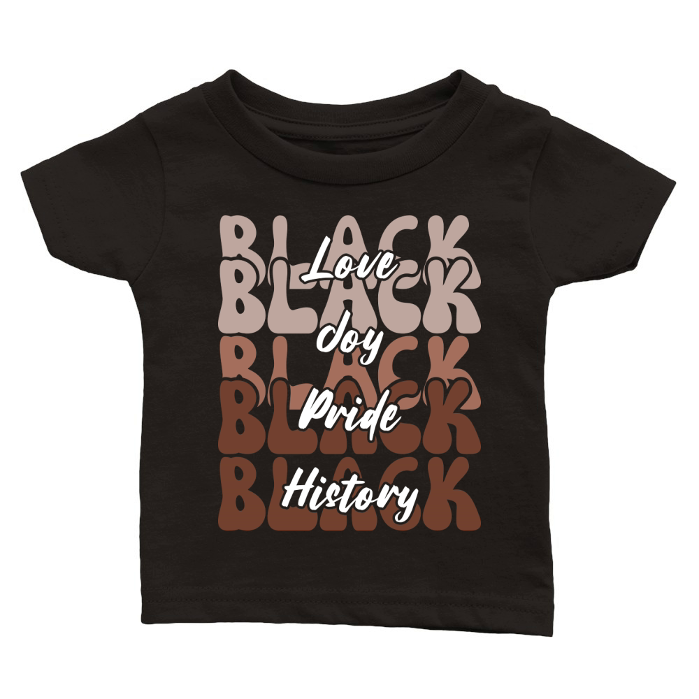 Melanin Shirts for Black Women Black History Classic Baby Crewneck T-shirt