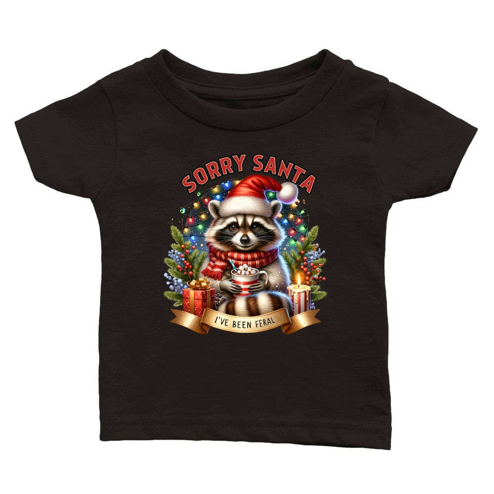 Sorry santa Ive been feral 04 Classic Baby Crewneck T-shirt