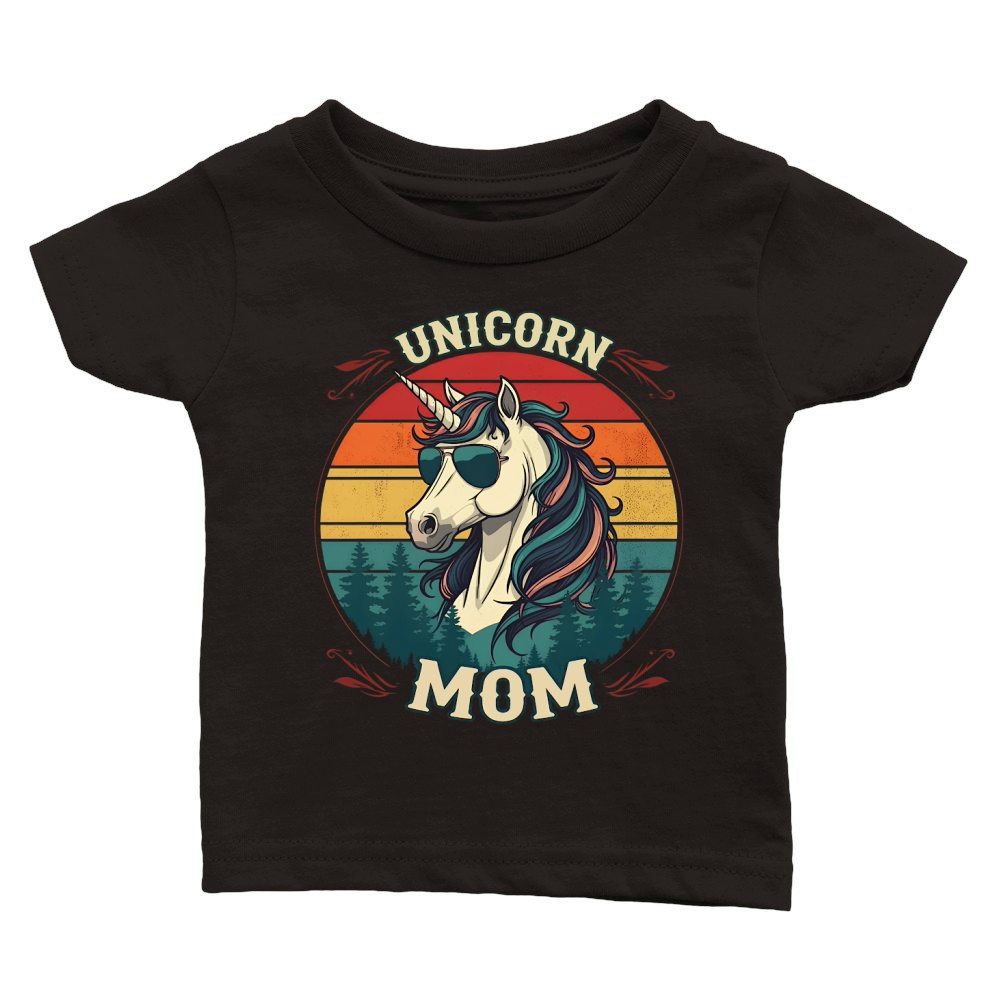 Unicorn mom Classic Baby Crewneck T-shirt
