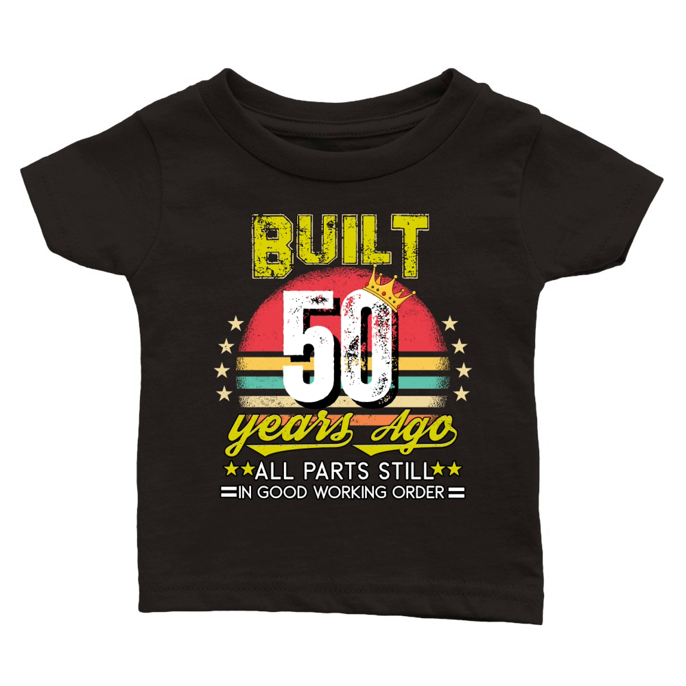 Vintage Birthday 50 Classic Baby Crewneck T-shirt