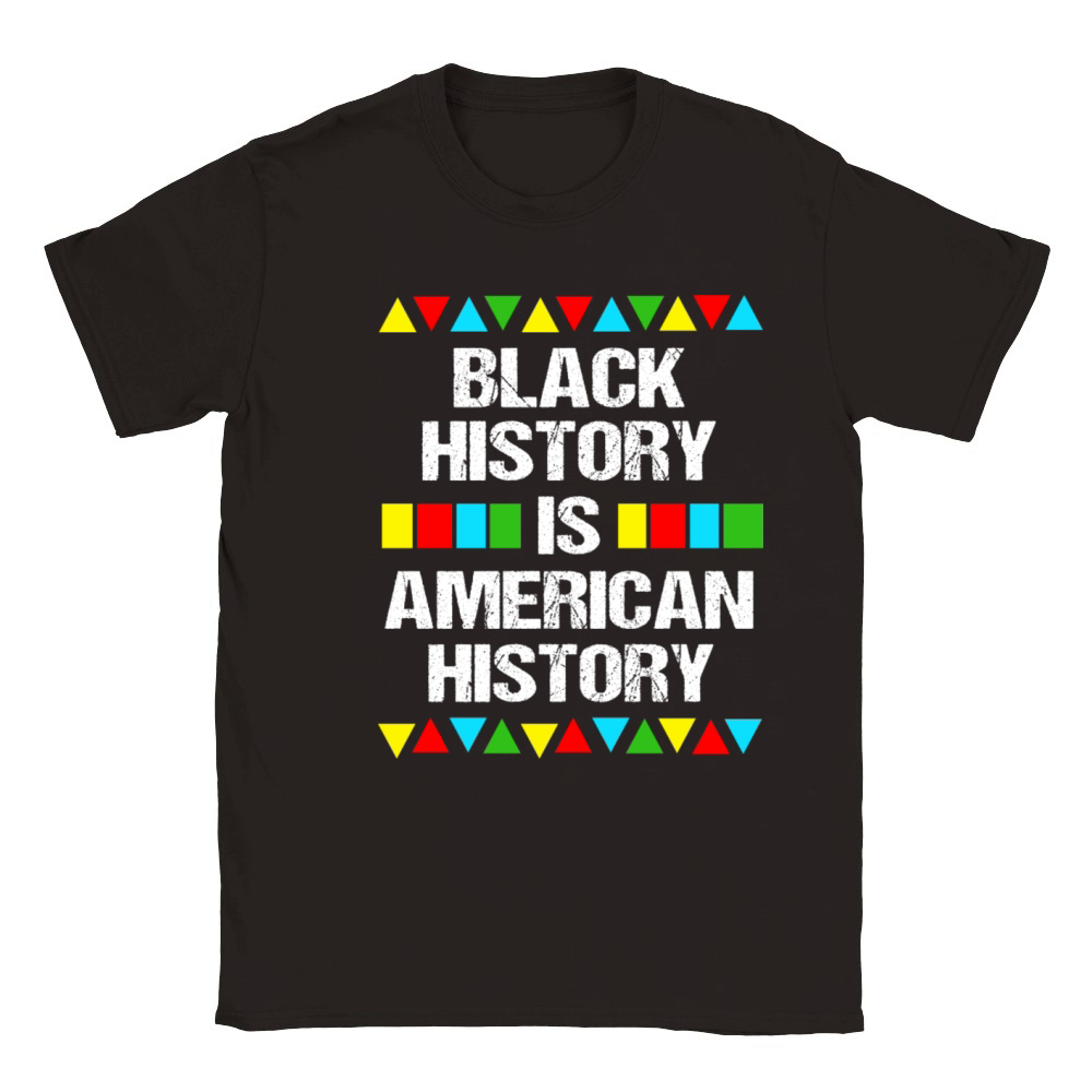 Black History Is American History Classic Kids Crewneck T-shirt
