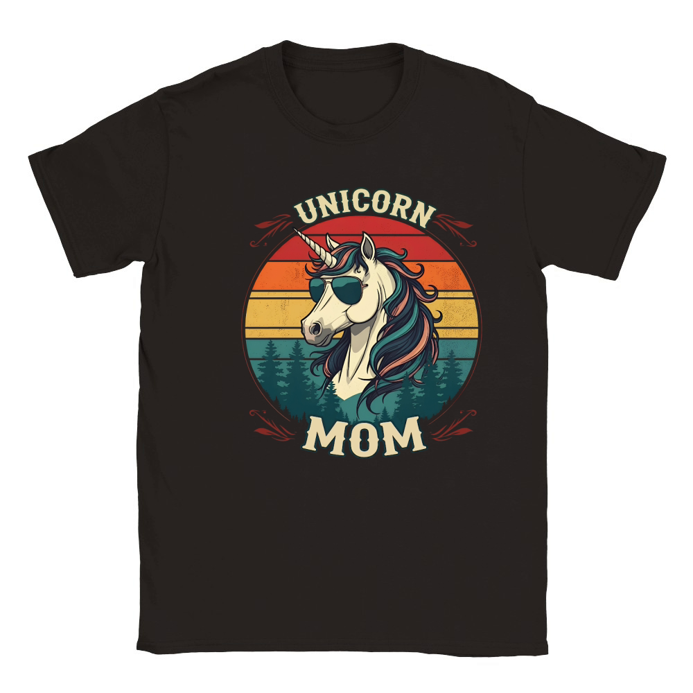 Unicorn mom Classic Kids Crewneck T-shirt