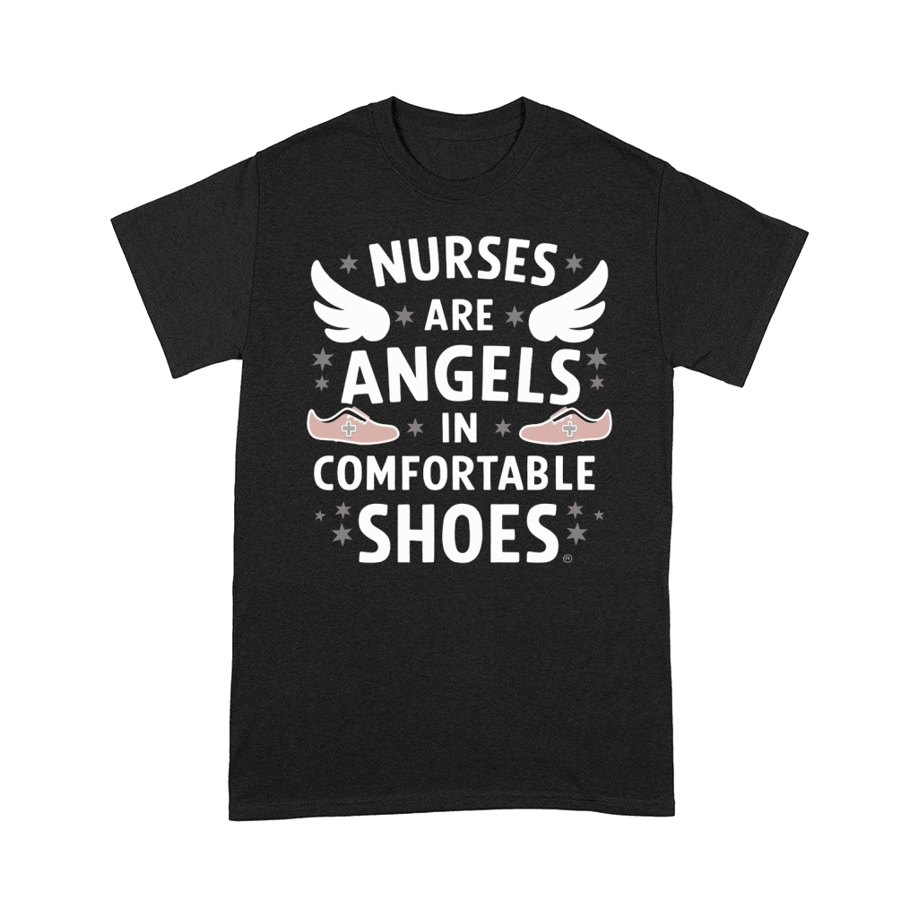 Nurses Are Angels in Comfortable Shoes Comfort T-shirt