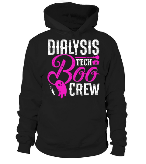 Halloween dialysis tech boo crew Hoodie Unisex